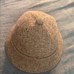 Vintage Kangol Fedora Trilby Tweed Hat Made In England